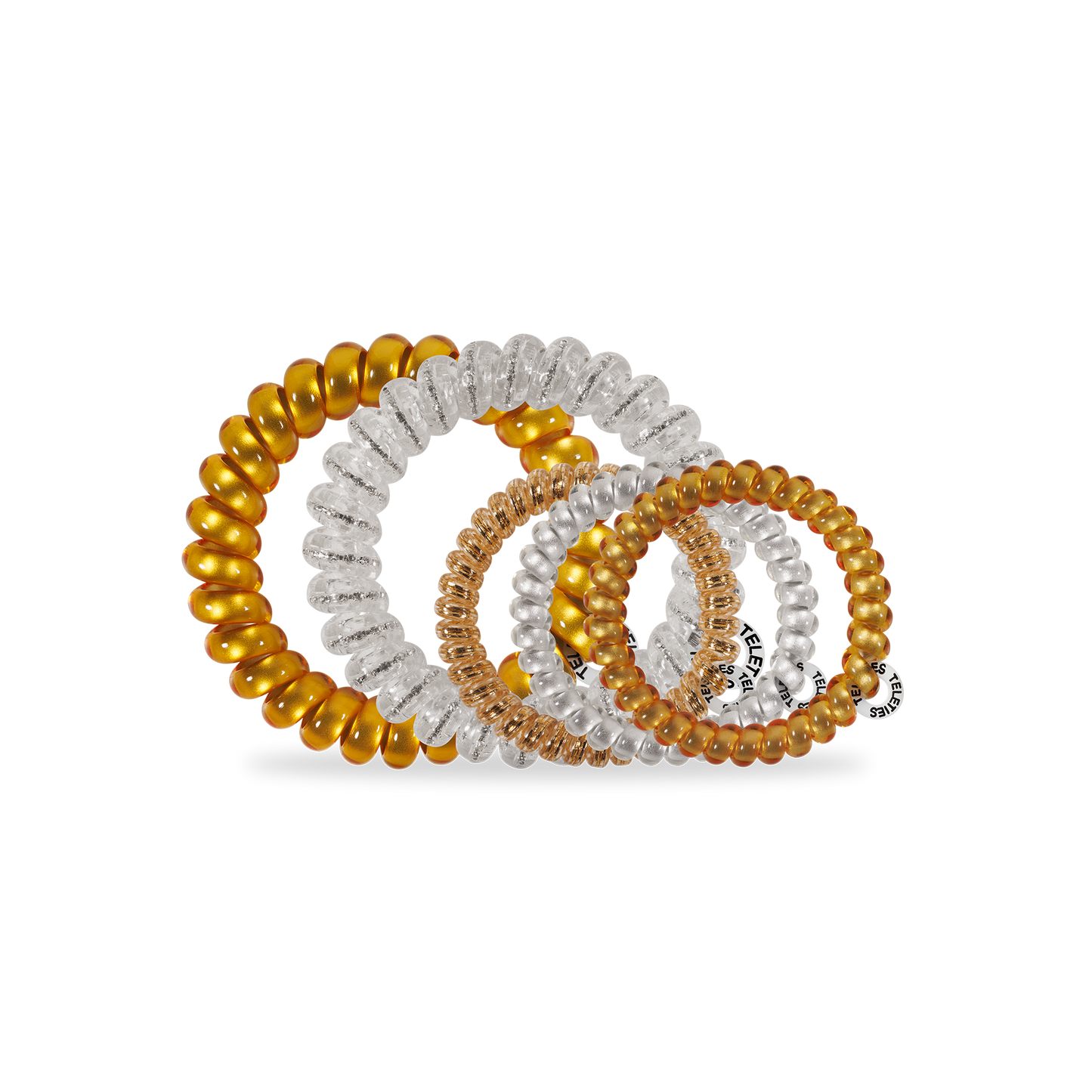 TELETIES - Spiral Hair Coils | Mix Pack | Let's Get Fizzy