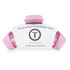 TELETIES - Classic Hair Clip | Large | Merry Pinkmas