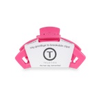 TELETIES - Open Hair Clip | Small | Paradise Pink