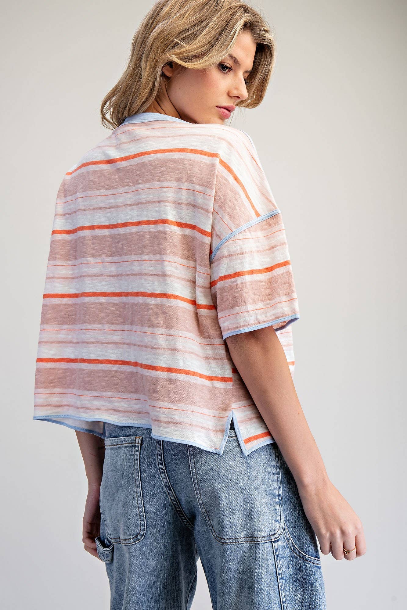Willow Striped Boxy Tee