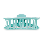 TELETIES - Open Hair Clip | Large | Totally Turquoise