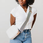Pretty Simple - Woven Willow Camera Crossbody Bag