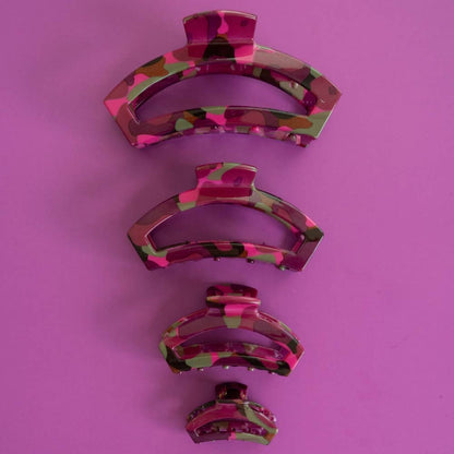 TELETIES - Open Garden Glam Medium Hair Clip