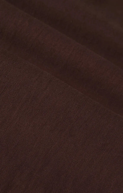 Z Supply - Sloane Linen Top - Chocolate Cherry