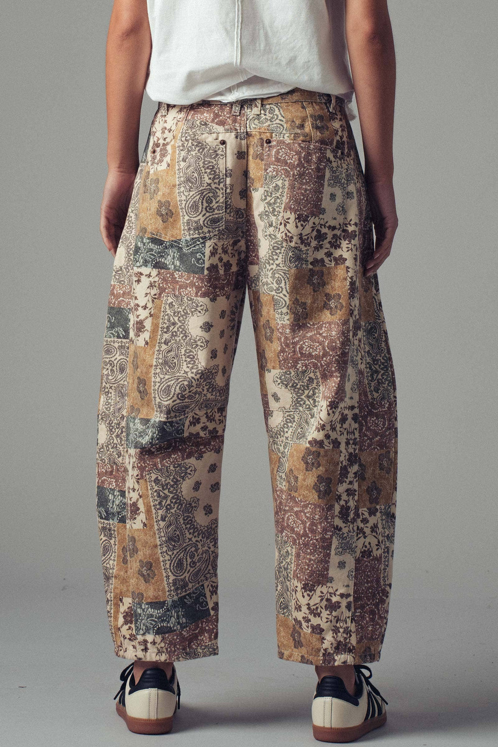 Urban Daizy - Boho Patchwork Wide Leg Pants