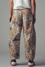 Urban Daizy - Boho Patchwork Wide Leg Pants