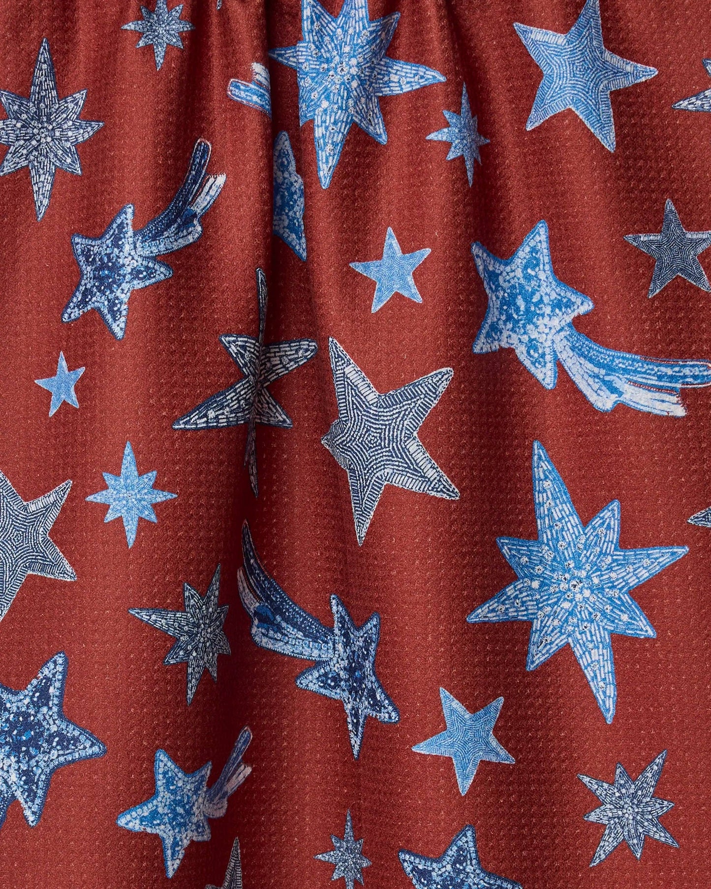 Geometry - Beaded Stars Tea Towel
