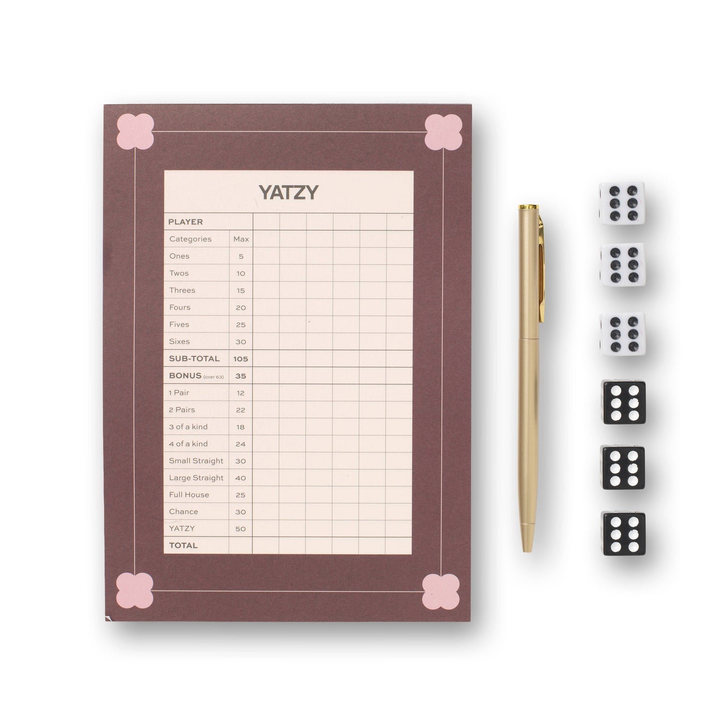 Papier - Yatzy Game Set - Clover Roll