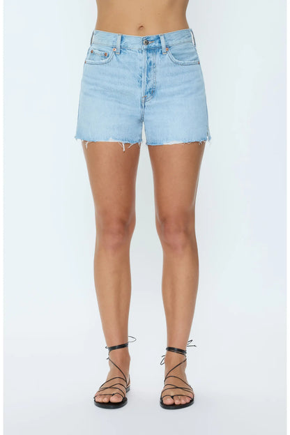 Pistola Nova High Rise Denim Shorts - Luna