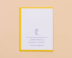 And Here We Are - I'd "I Do" It Again Anniversary Letterpress Greeting Card