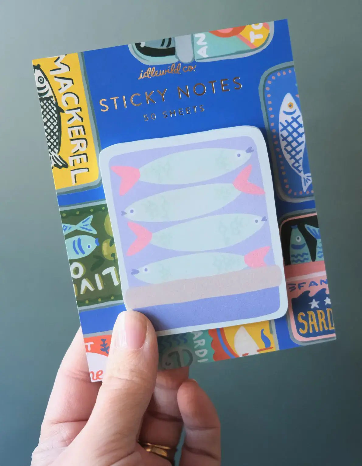 Idlewild Co. - Tinned Fish Die-Cut Sticky Notepad