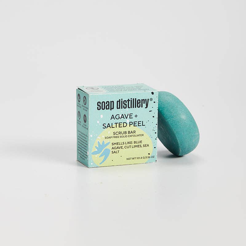 Soap Distillery - Agave + Salted Peel Body Scrub Bar