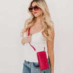 Pretty Simple - Woven Double Duty Phone Bag - Assorted Colors