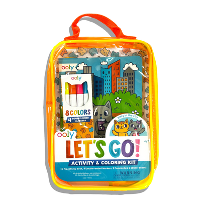 OOLY - Let's Go! Activity & Coloring Kit - Kitty In The City