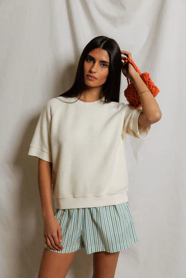 Perfectwhitetee - the Ziggy - short sleeve - bright ivory