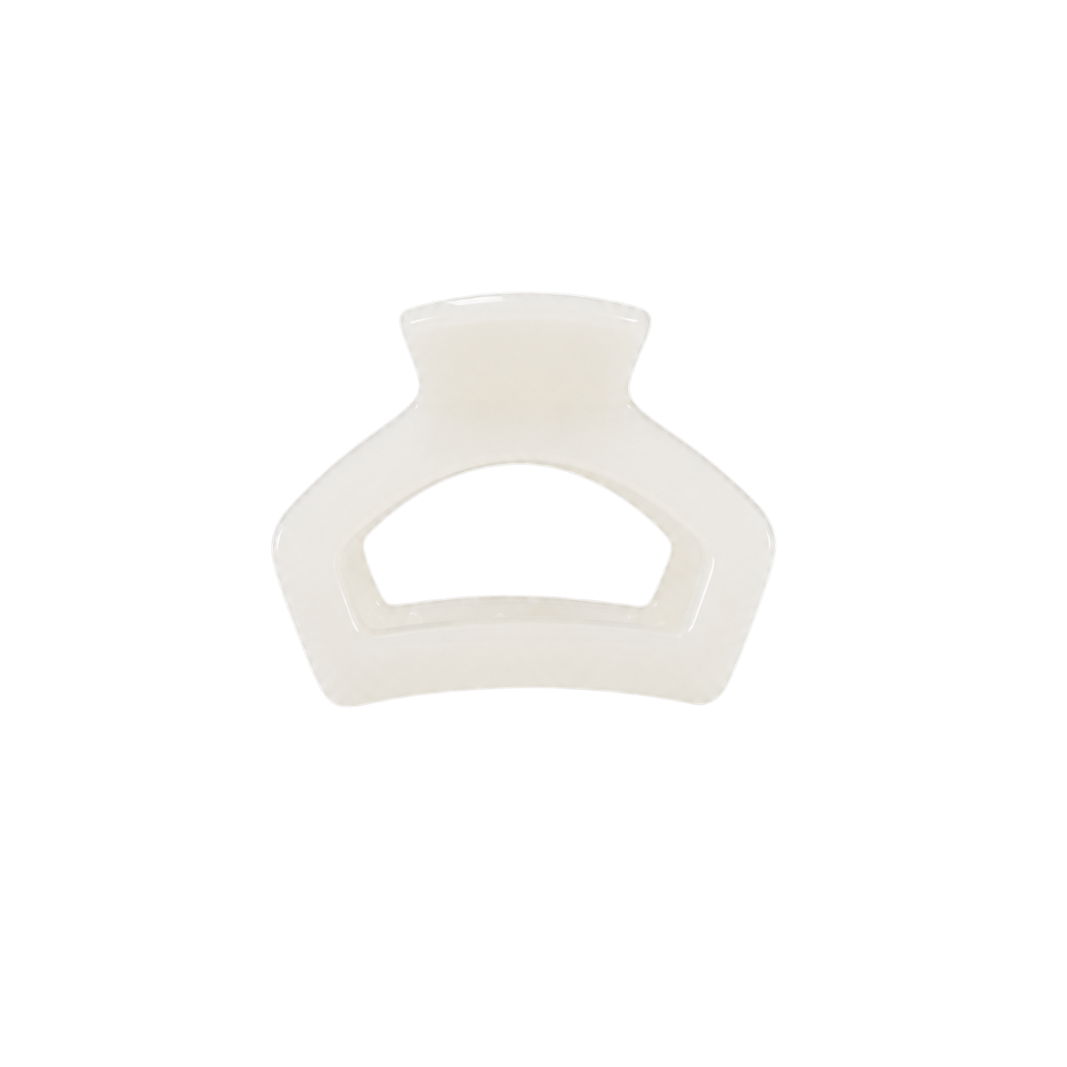 TELETIES - Open Coconut White | Petite | Hair Clip