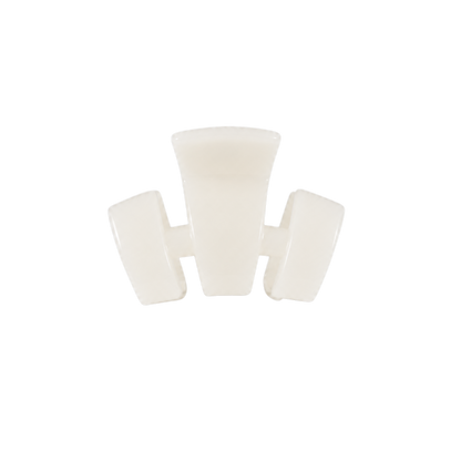 TELETIES - Classic | Coconut White | Petite | Claw Clip