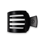 TELETIES - Jet Black Medium Flat Square Clip