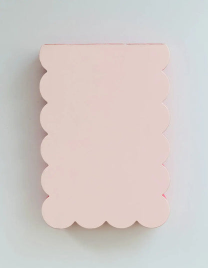 Idlewild Co. - Scalloped Shaped Notepad | Peach + Persimmon
