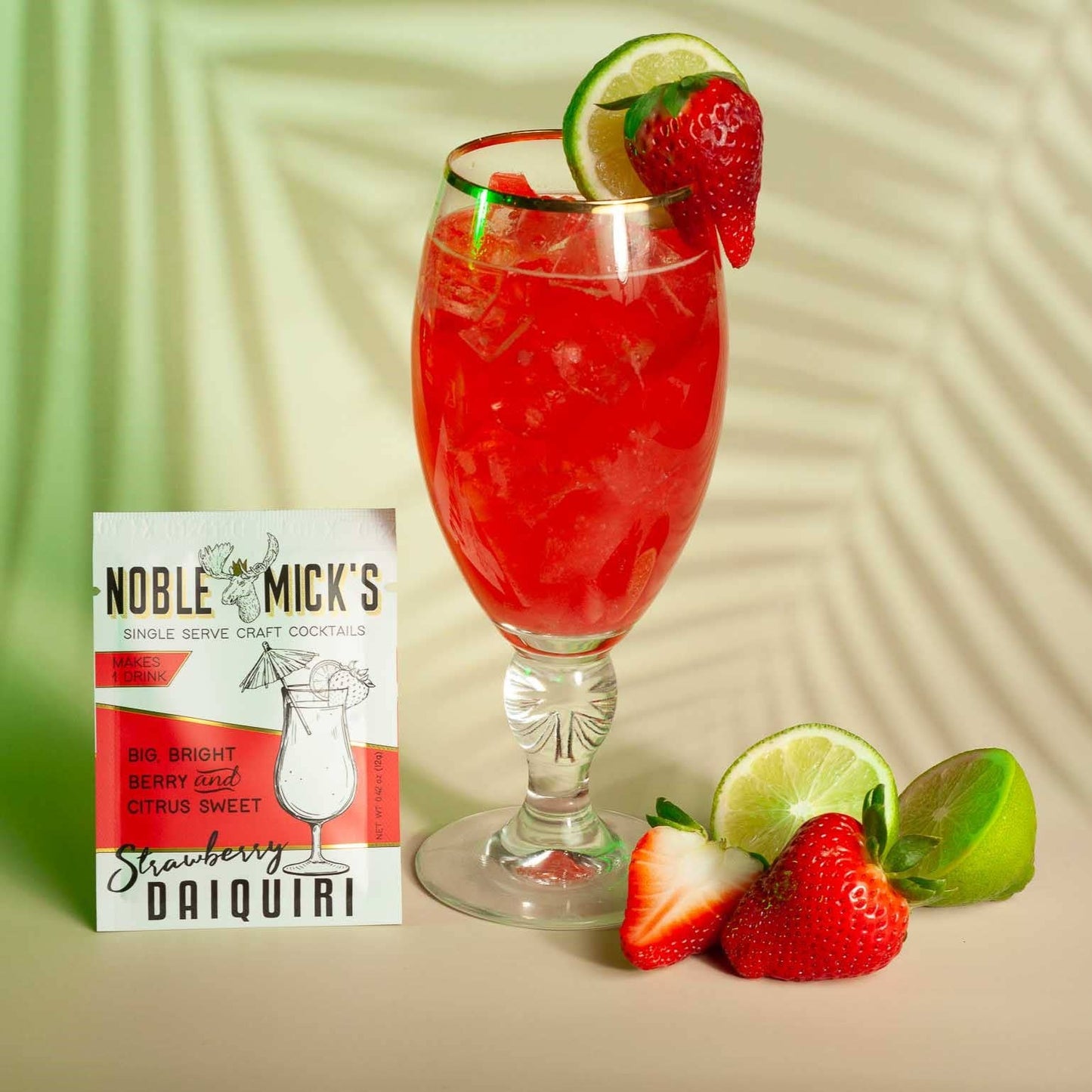 NOBLE MICK'S - Single Serve Craft Cocktails - Strawberry Daiquiri Single Serve Craft Cocktail