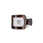 TELETIES - Square Flat Hair Clip | Small | Tortoise