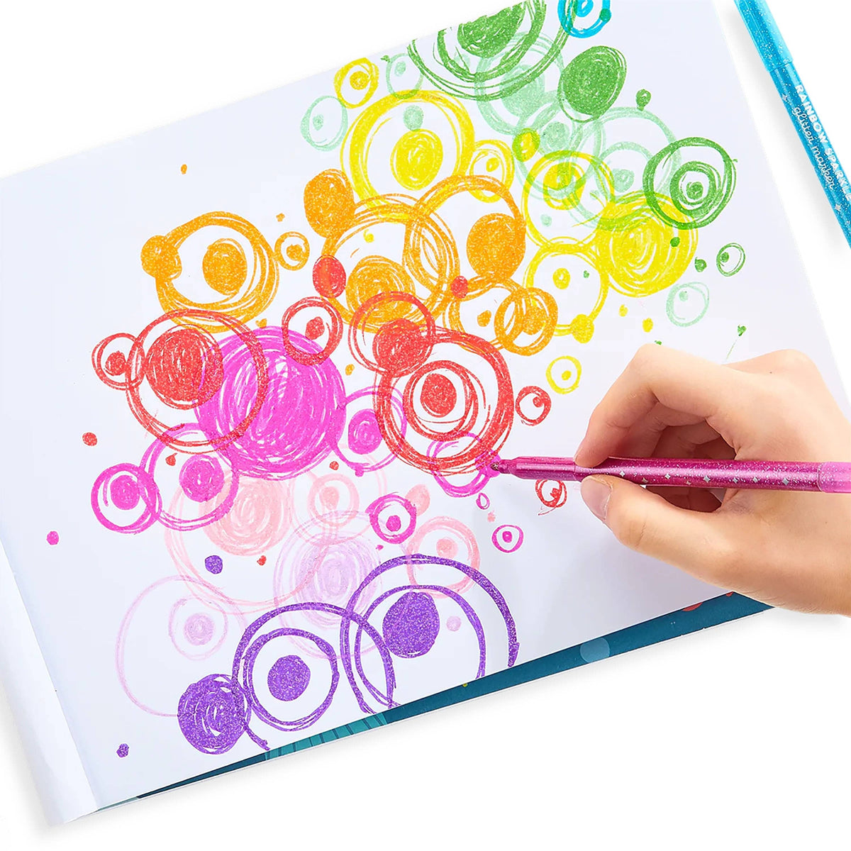 OOLY - Rainbow Sparkle Glitter Markers - Set of 15