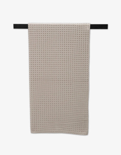 Geometry - Taupe Waffle Bath Towel