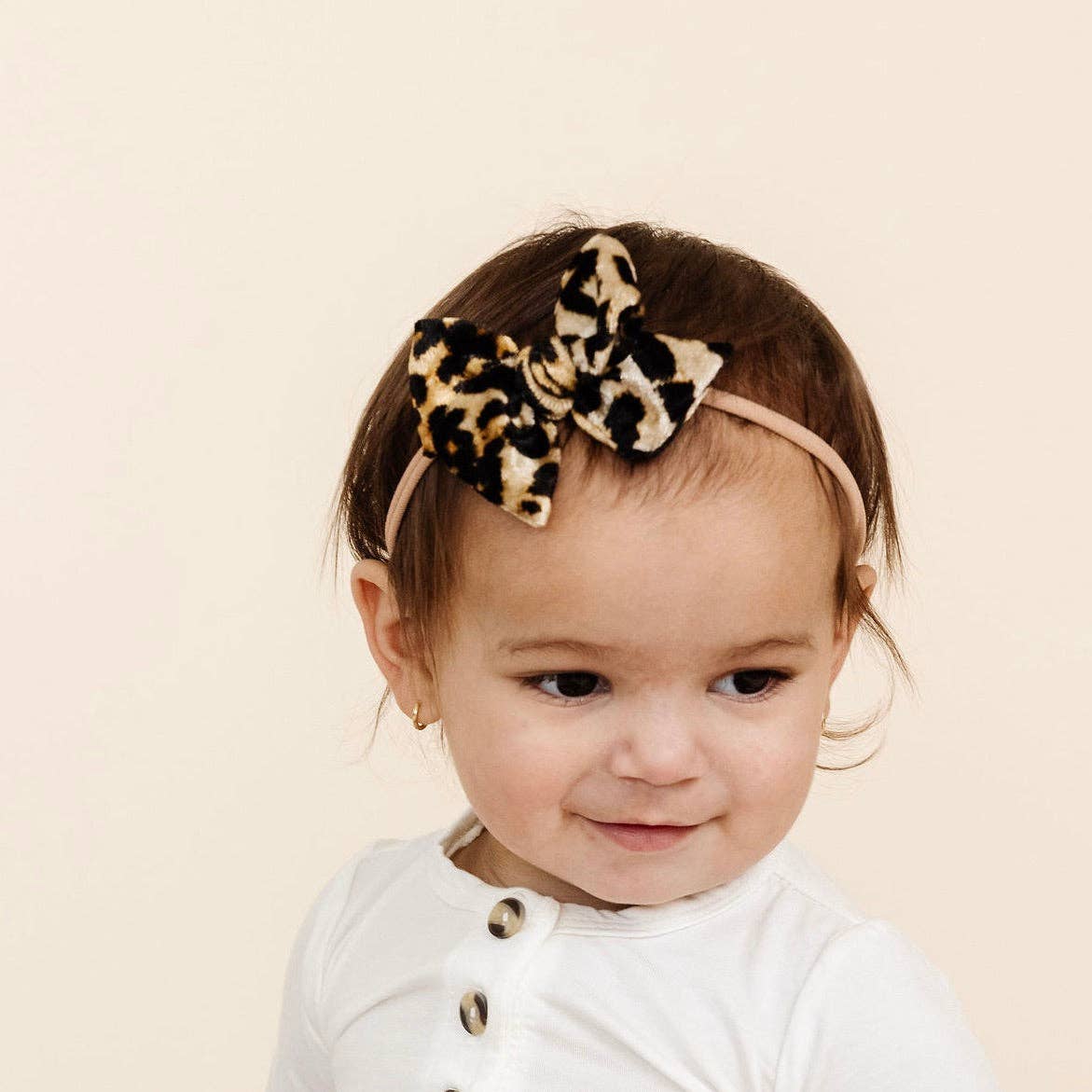 Lou Lou & Company - Velvet - Leopard Bow