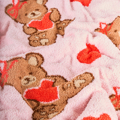 The Darling Effect - Cozy Dreams Luxe Blanket-Teddy Bear Hugs