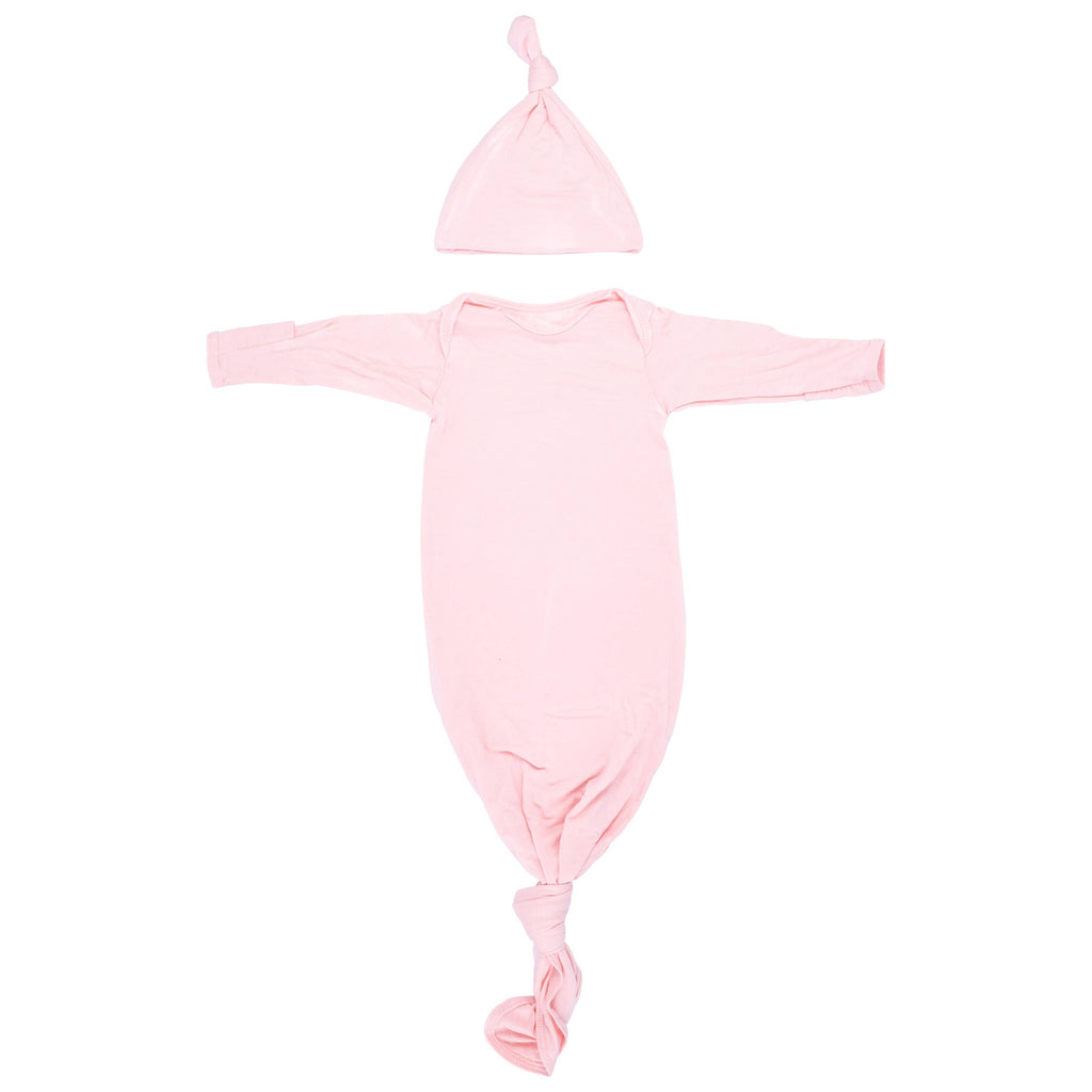 Three Little Tots - Heavenly Pink Knotted Gown