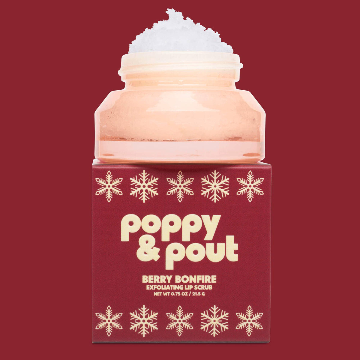 Poppy & Pout - Lip Scrub, Retro Ski, Berry Bonfire, Limited Edition