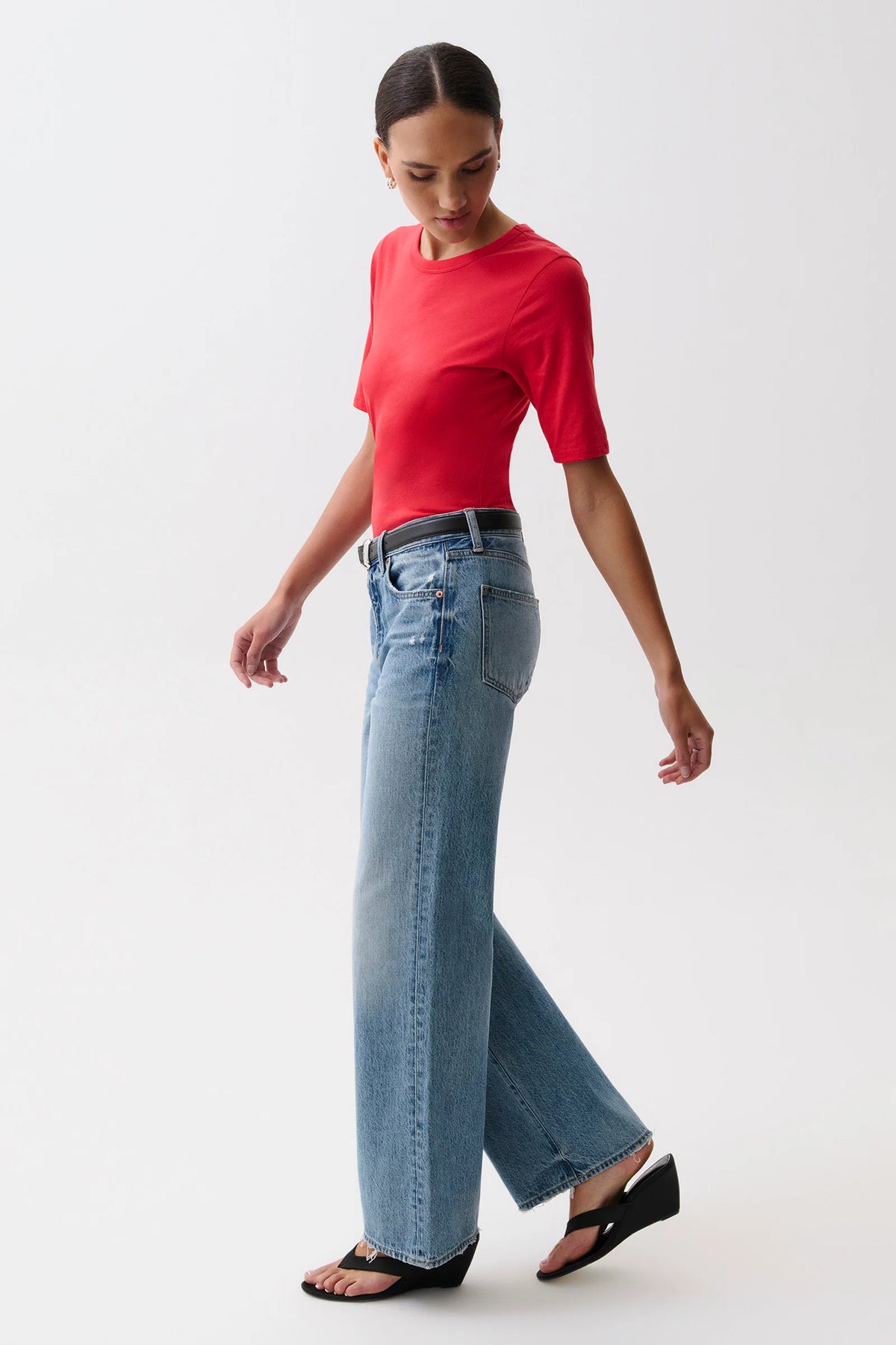 Pistola Harlowe Relaxed Baggy Jeans - Serpentine Vintage