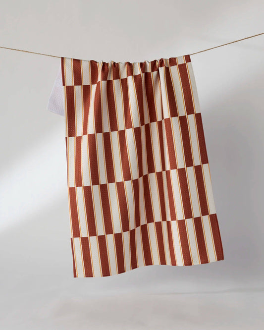 Geometry - Harvest Stripe Tea Towel