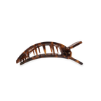 TELETIES - Square Flat Hair Clip | Medium | Tortoise