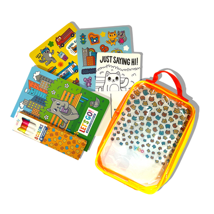OOLY - Let's Go! Activity & Coloring Kit - Kitty In The City