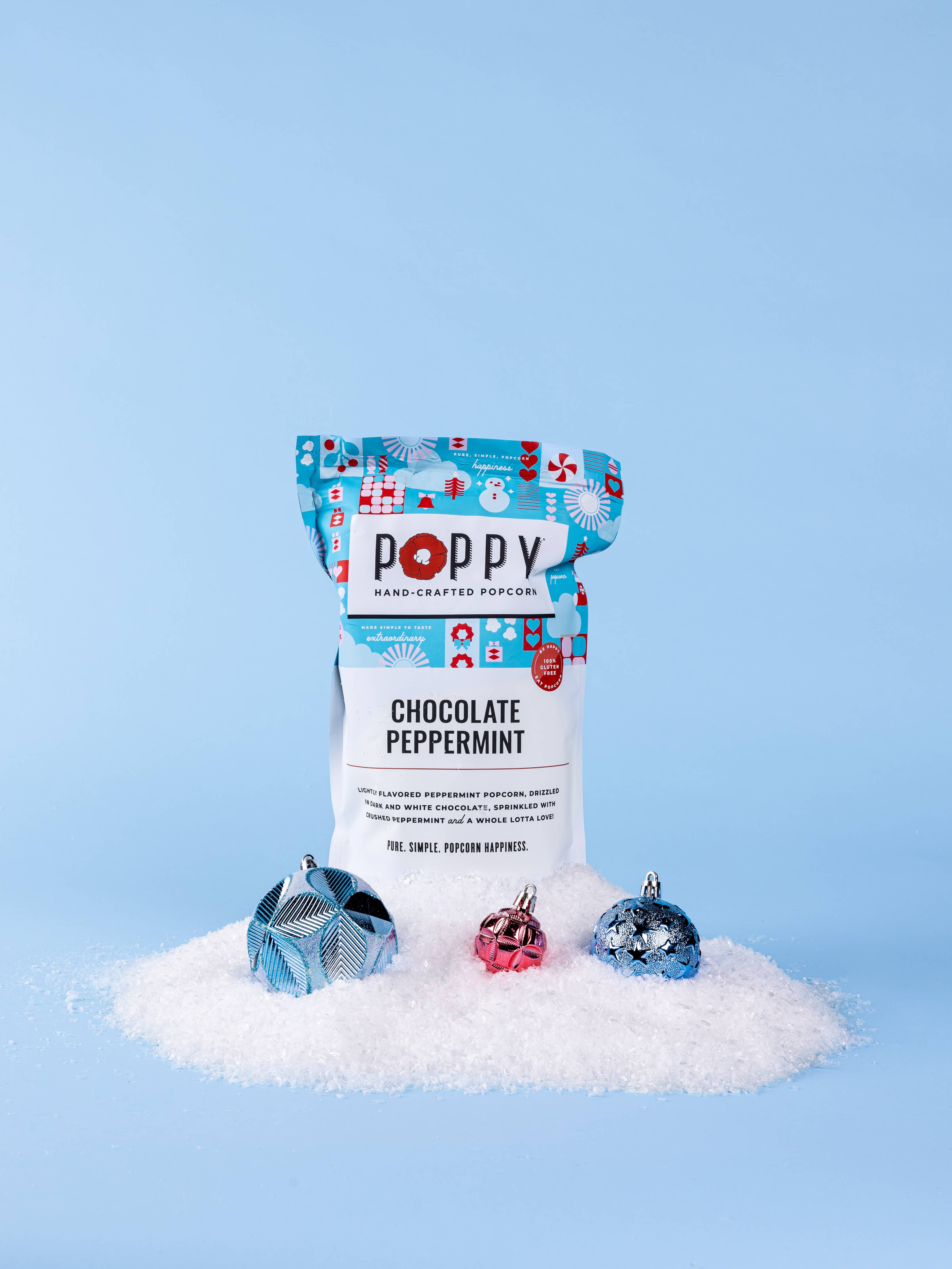 Poppy Hand-Crafted Popcorn - Chocolate Peppermint Popcorn