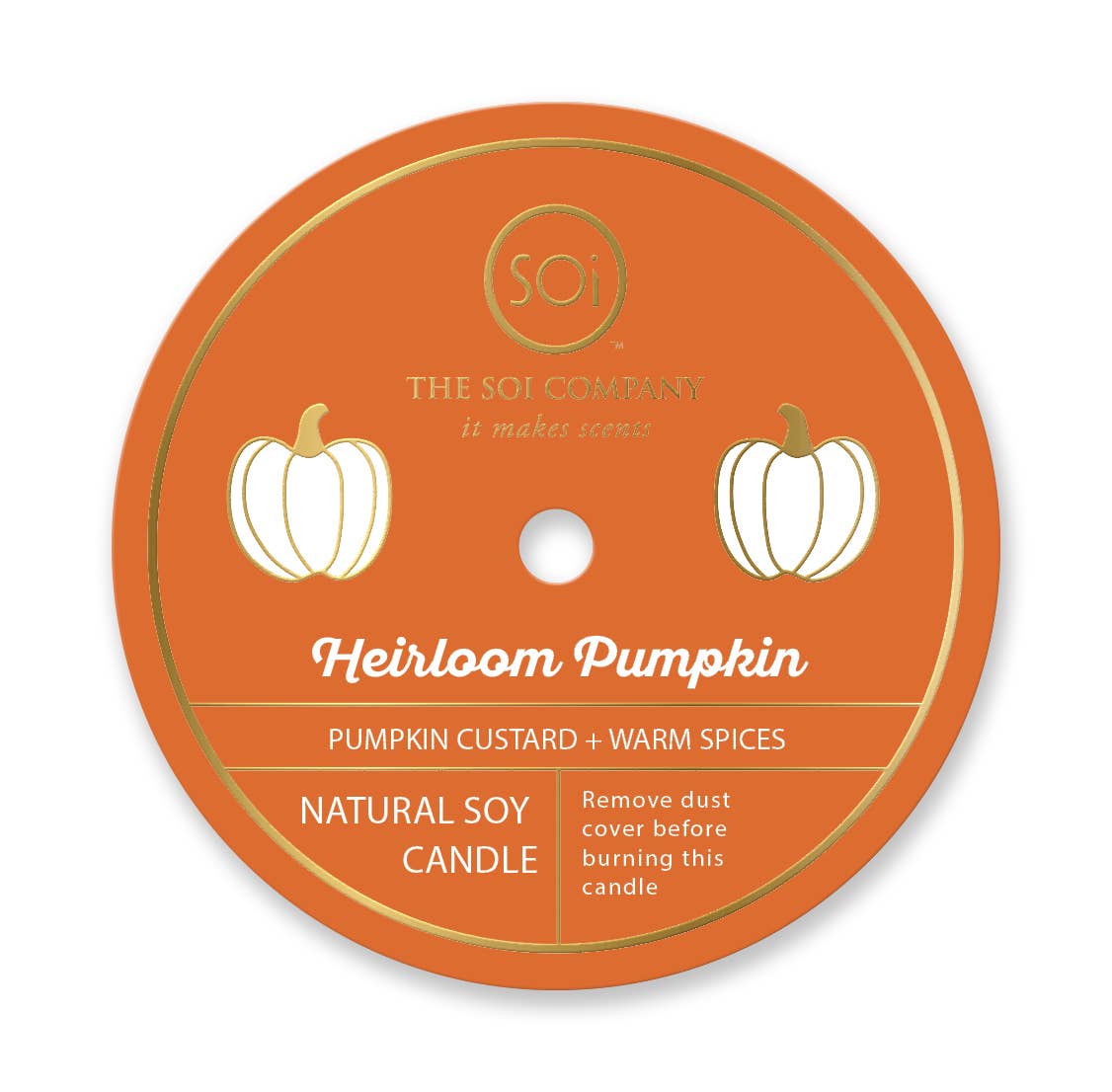 The SOi Company - Heriloom Pumpkin  Fall 12oz  Icon Candle