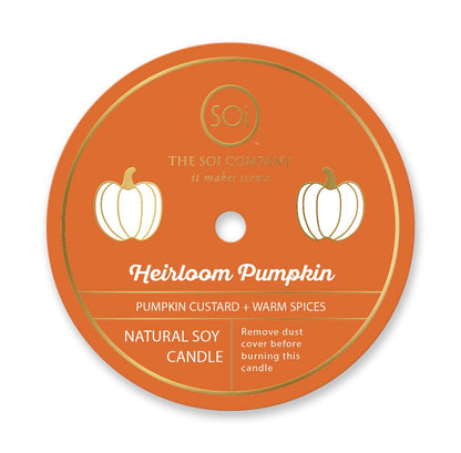 The SOi Company - Heriloom Pumpkin  Fall 12oz  Icon Candle