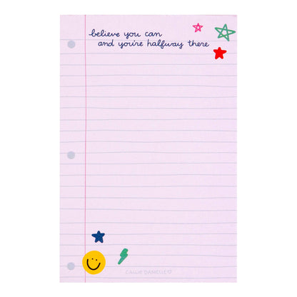 Callie Danielle - Believe You Can Smiley Notepad