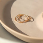 Token Jewelry - Tribeca Ring in 14k Gold Fill or Sterling Silver 