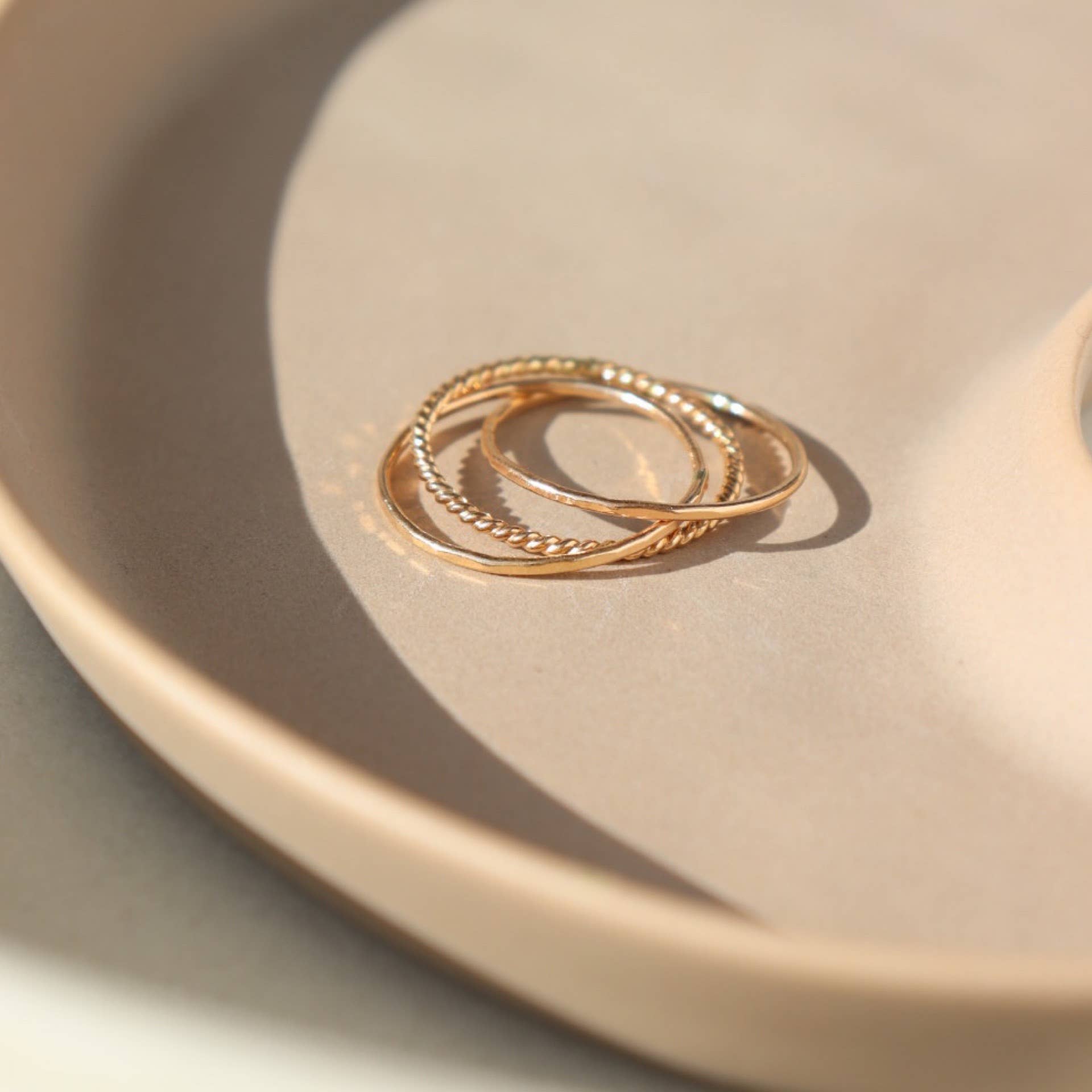 Token Jewelry - Tribeca Ring in 14k Gold Fill or Sterling Silver 