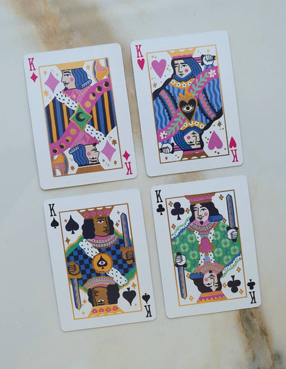 Idlewild Co. - Neon Royals Playing Cards | Standard Deck