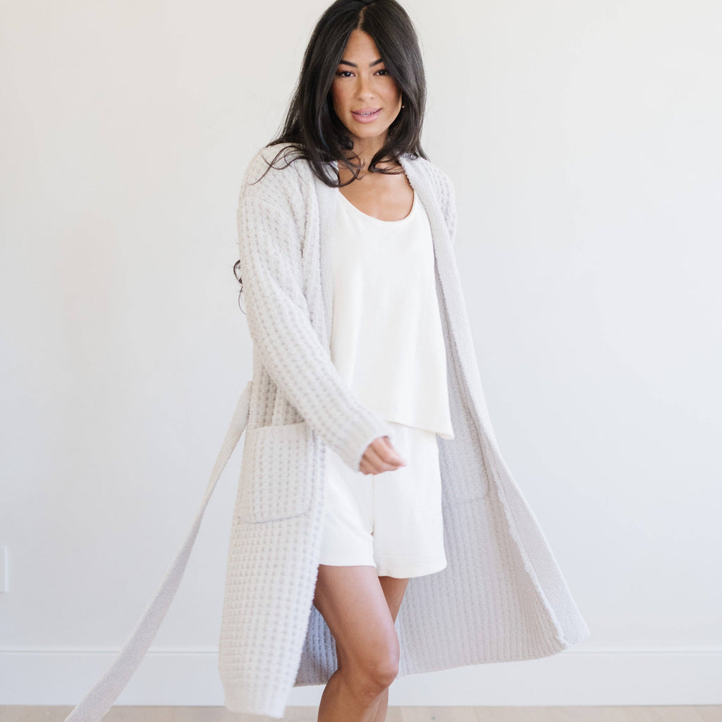 Saranoni - WAFFLE KNIT ROBE