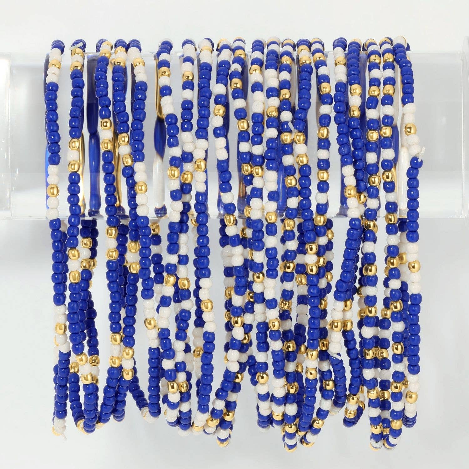 Splendid Iris - Set/4 Stretch Beaded GAME DAY Bracelets