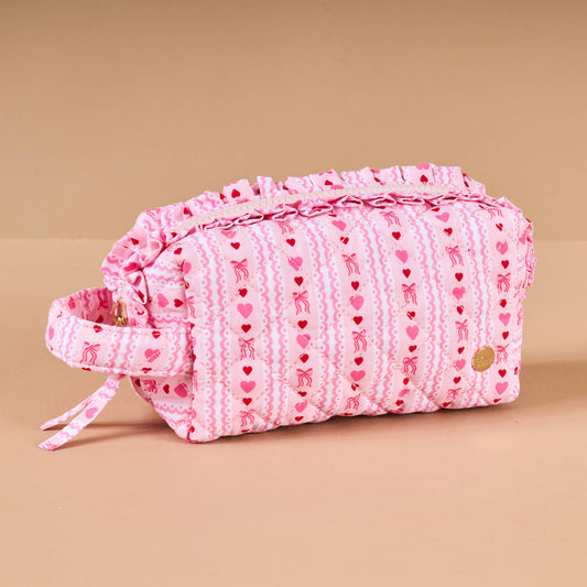 The Darling Effect - Essentials Quilted Cosmetic Pouch-Oh So Lovely