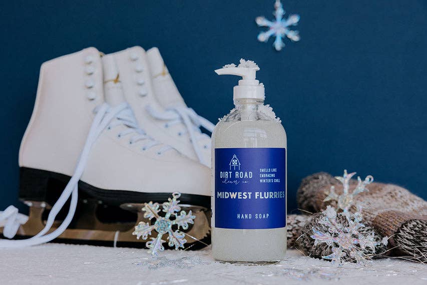 Dirt Road Candle Co - Midwest Flurries Hand Soap