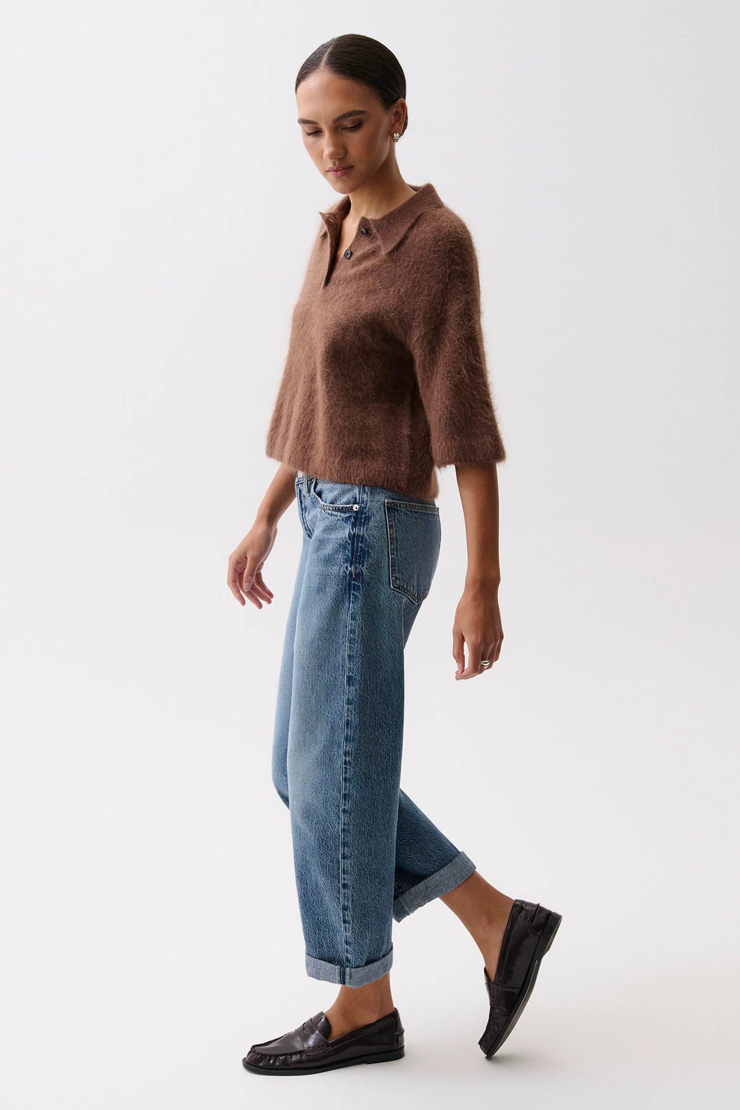 Pistola Donny Rolled Hem Boyfriend Jeans - Wilcox