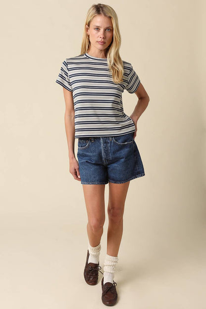 Mila Stripe Baby Tee