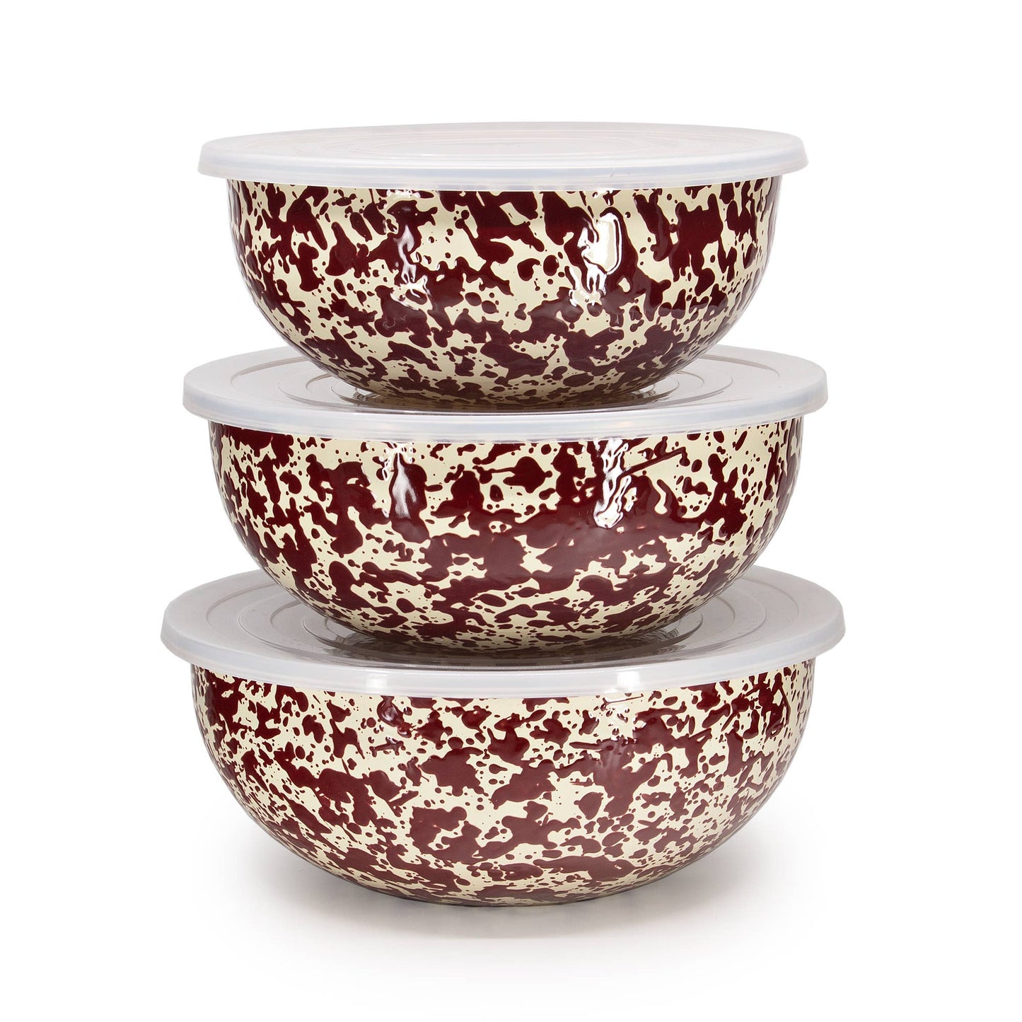 Crow Canyon Home - Splatter Enamelware Covered Multi-Purpose Bowl