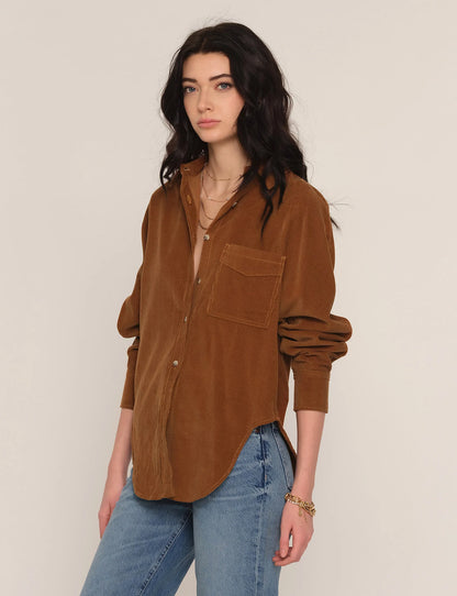 Heartloom Morocco Denim Top - Caramel